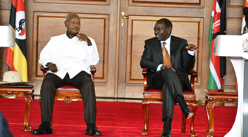 President Yoweri Museveni and President William Ruto